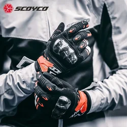 SCOYCO Summer Sim Racing MX Motorcycle Gloves Man Breathable Mesh Dirt bike Touch Enduro Moto Motocross Cycling mitten Items