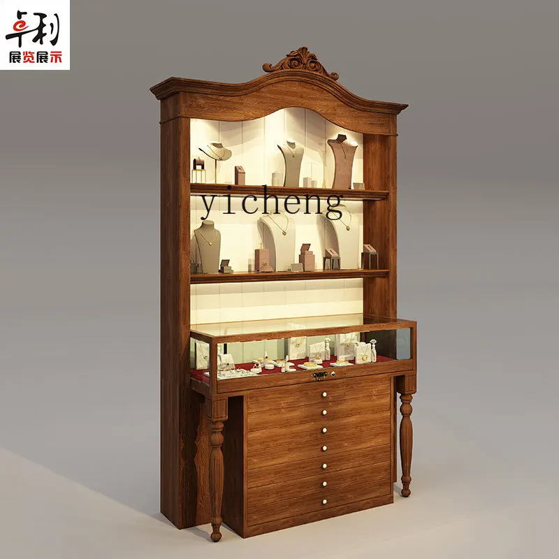 

TWR Jewelry Display Cabinet Clothing Store Hat Combination Shelf Shoe Bag Display Shelf