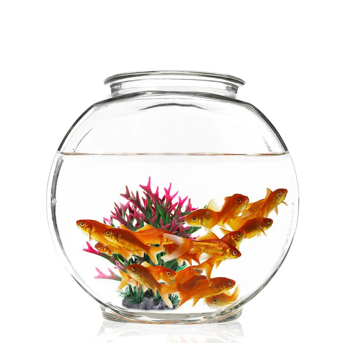 

Red Artificial Fish Tank Coral Plastic Aquarium Coral Mini Decoration Durable Safe for Fresh Salt Water Fish Tank Decoration