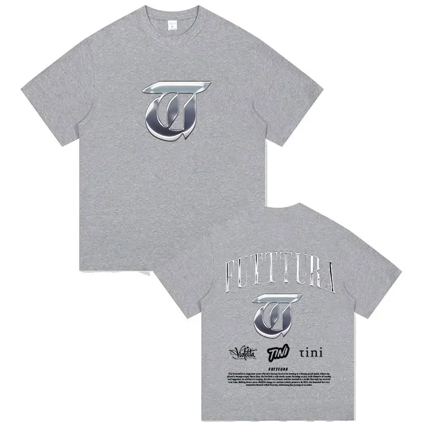 المغني تيني ستويسل فوديرا جولة ألبوم 2025 تي شيرت الرجال النساء موضة Harajuku تي شيرت خمر المتضخم تي شيرتات قصيرة الاكمام #5