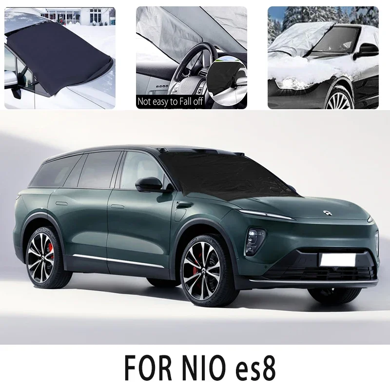 

Carsnow cover front coverfor NIO es8 snowprotection heat insulation shade Sunscreen wind Frost prevention car accessories