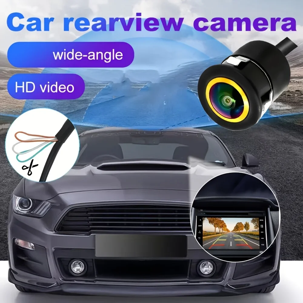AHD1080P Backup Camera with 170° Fisheye Golden Lens, AHD/CVBS Switchable,Parking Line , Front/Rear/Left/Right View Car Camera
