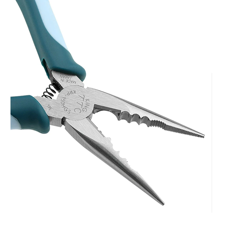 Tsuno DA Combined Long Nose Pliers For Cutting Wire and Bending Metal Plates Needle Nose Pliers with Coil Spring NO.PRP-150HGS