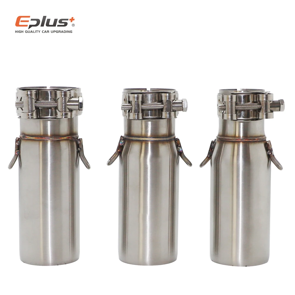 Universeller Motorrad-Auspuff-Adapter Mittelteil 51mm Edelstahl Reduzierstück