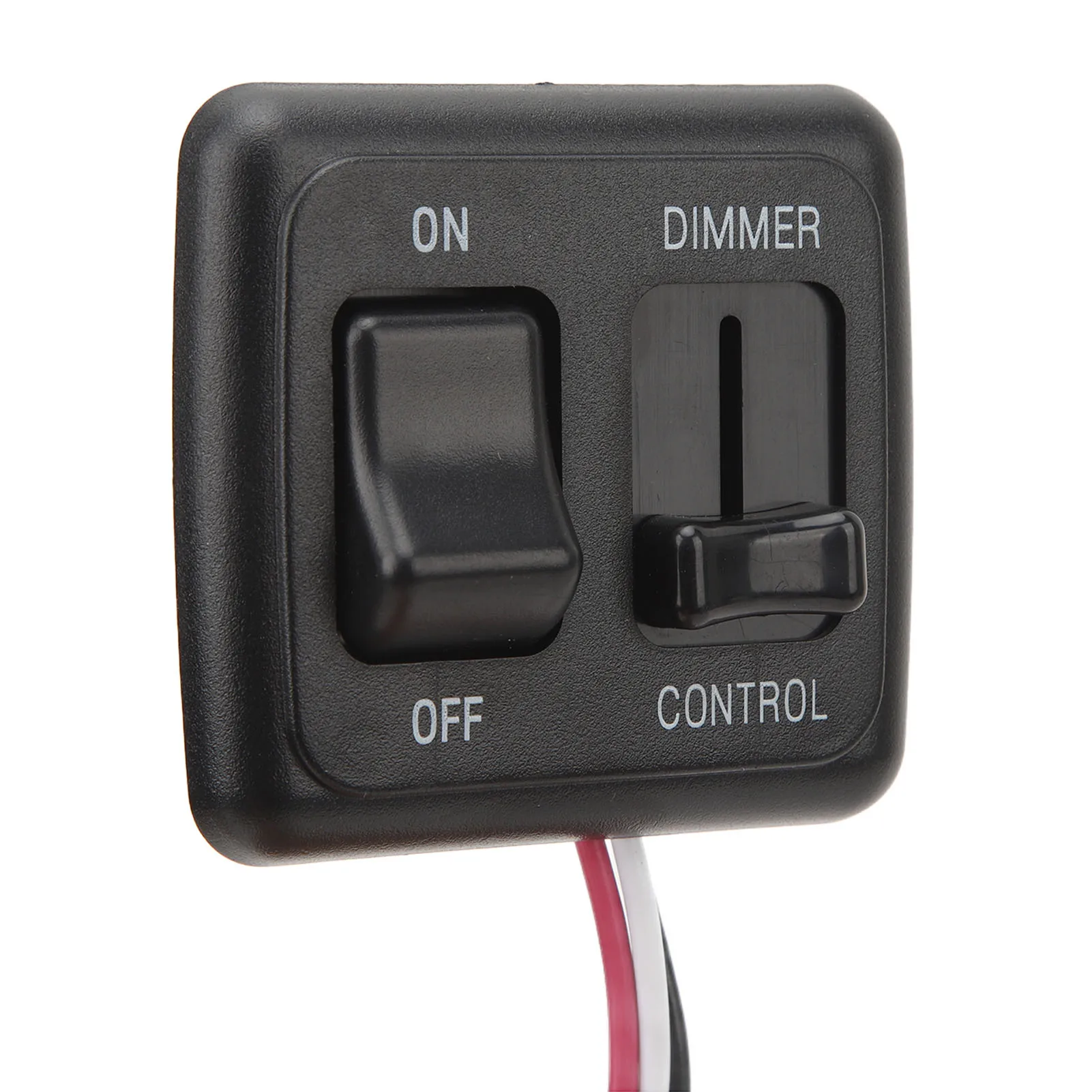 12V DC Toggle Switch with High Side Dimmer Control for LED Halogen Incandescent RV Car Truck Strip Dimmer Control Switch for LED