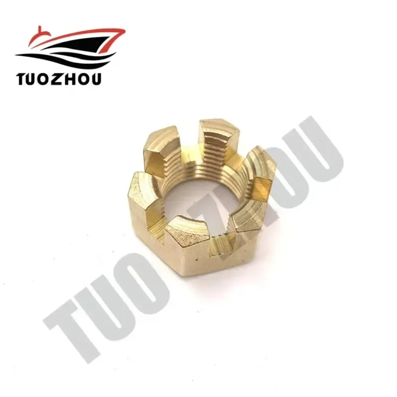 90171-16011 Copper Castle Nut for Yamaha 40HP 50HP 55HP 60HP 70HP 90HP Outboard Engine