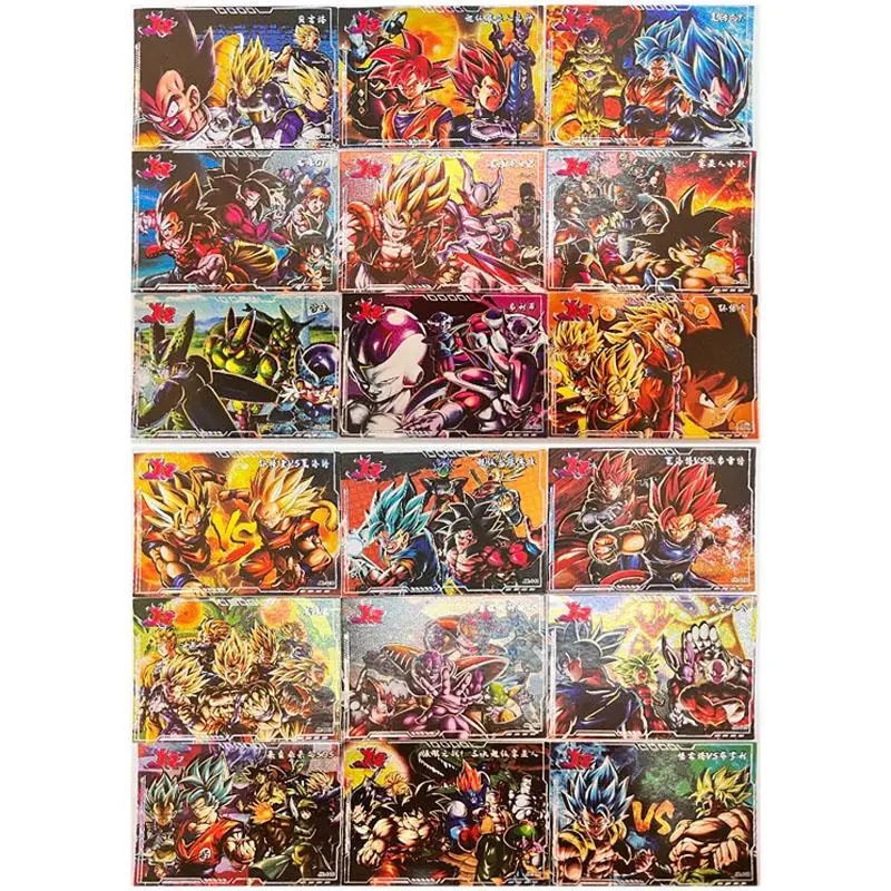 Tide Cards Dragon Ball Son Goku Broli Majin Buu Vegeta Iv Cell Jr Cards Anime Characters Game Collections Boys Birthday Gifts