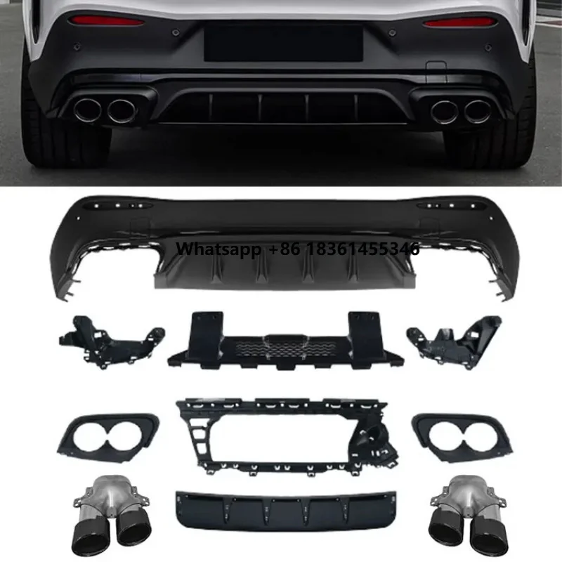

GLC43 Rear Diffuser Exhaust Tips 2023+ GLC X254 Coupe Upgrade GLC43