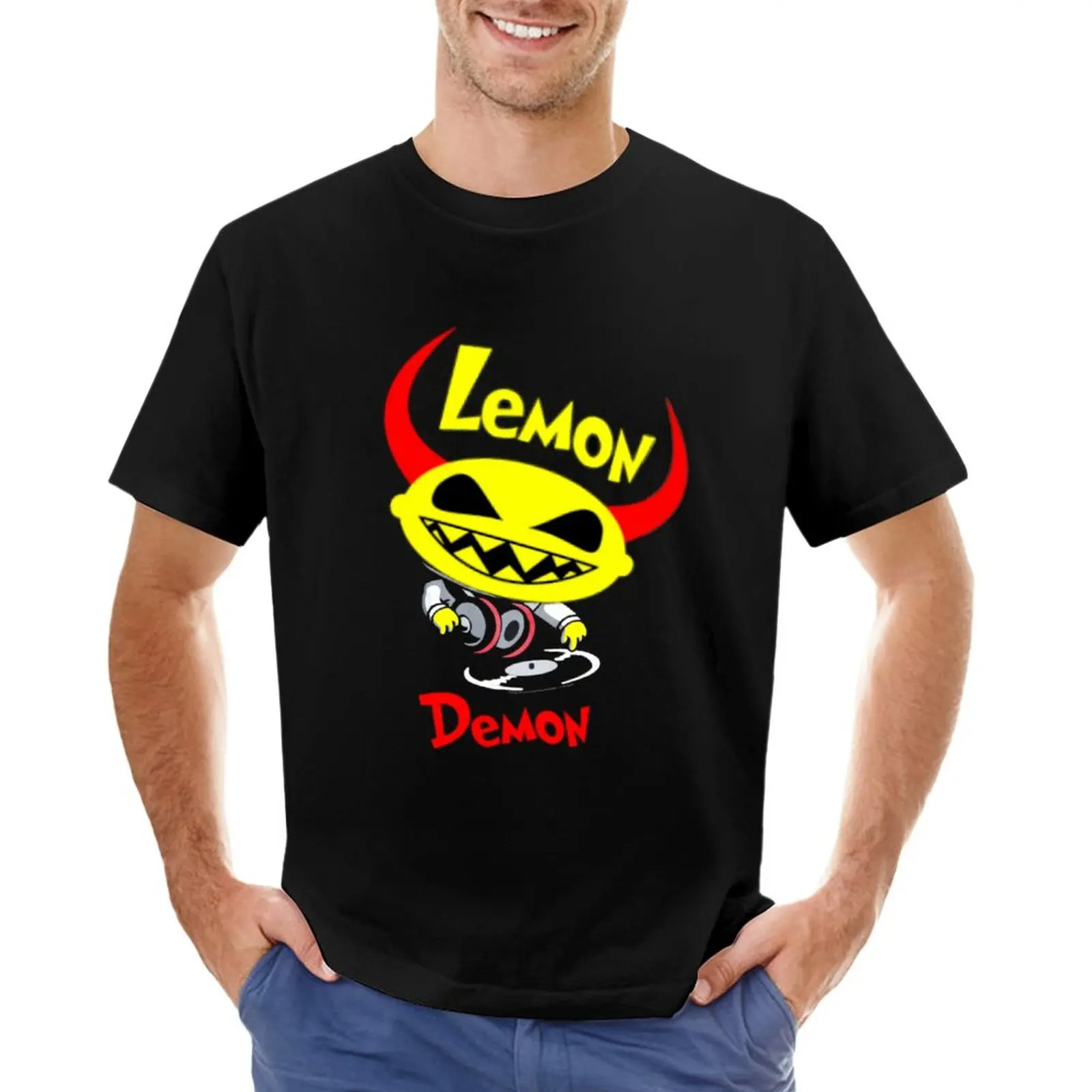 

LEMON DEMON DJ T-Shirt cute clothes quick drying for a boy tshirts for men