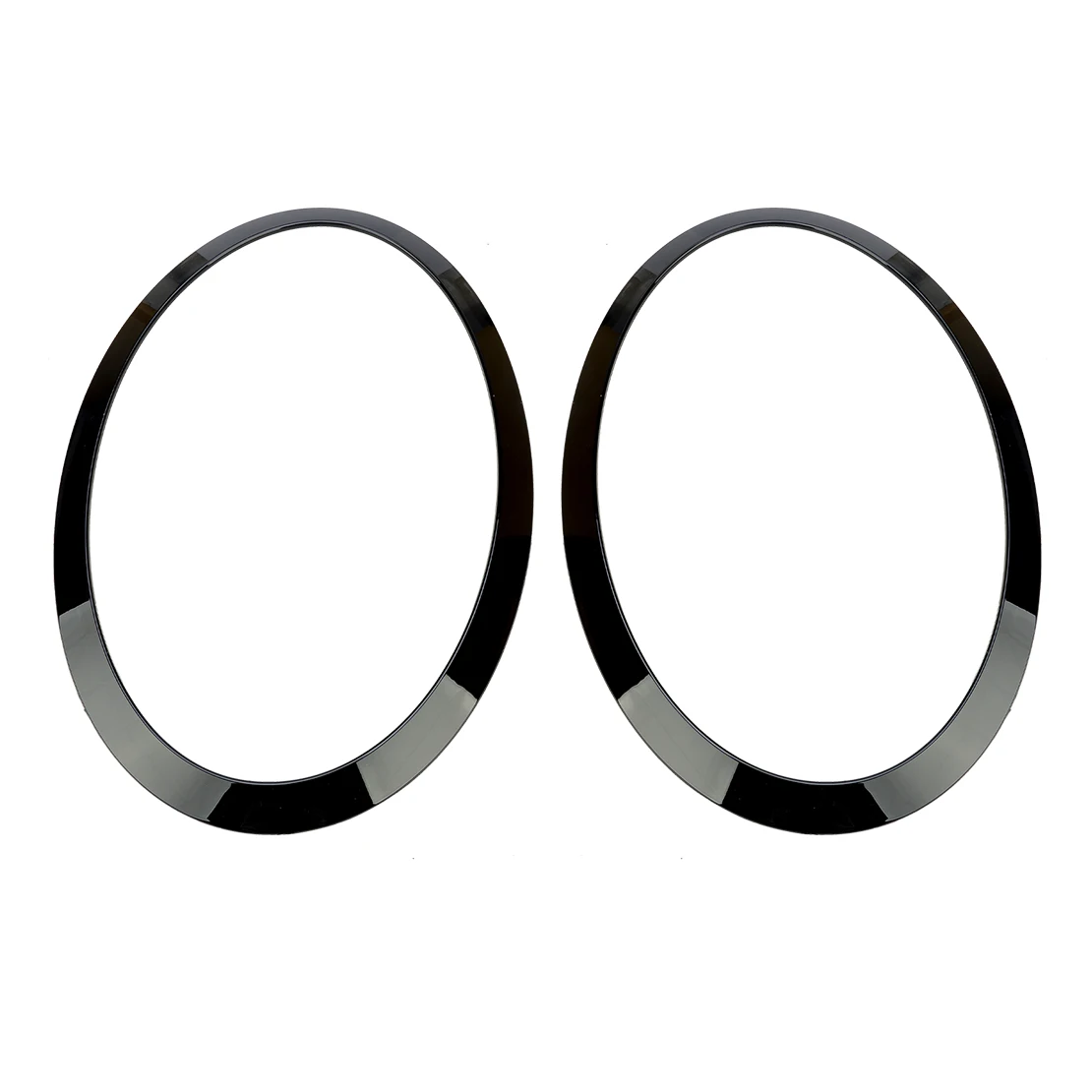 51137300631 51137300632 1 Pair Car Front Headlight Bezel Trims Rings Fit For Mini Gen3 Cooper F55 F56 F57 Black