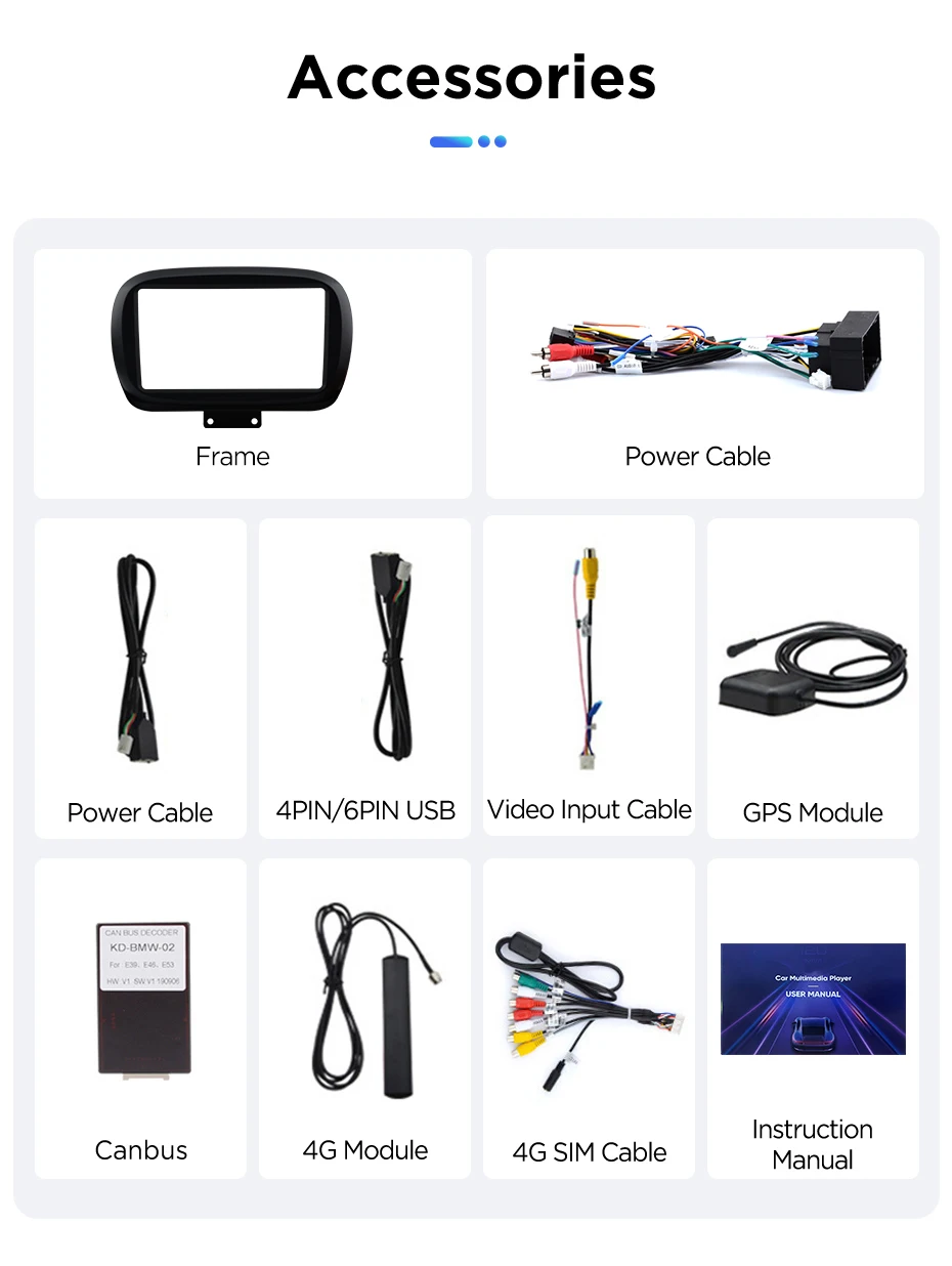 Junsun Android Auto Autoradio für Fiat 500X 2014 2015 2016 2017 2018 2019 2020 Multimedia Wireless Apple CarPlay Intelligente Systeme IPS Touchscreen Stereo Videoplayer 2 Din Autoradio Head Unit Navigation BT GPS 4G WIFI FM AM DSP RDS SWC – Detail 19
