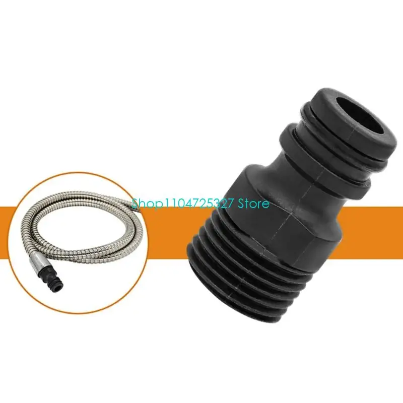 D8KF Plastic 5 Piece External Thread Hose Fitting Adapter For Faucet Shower Sink Leak Proof Installation