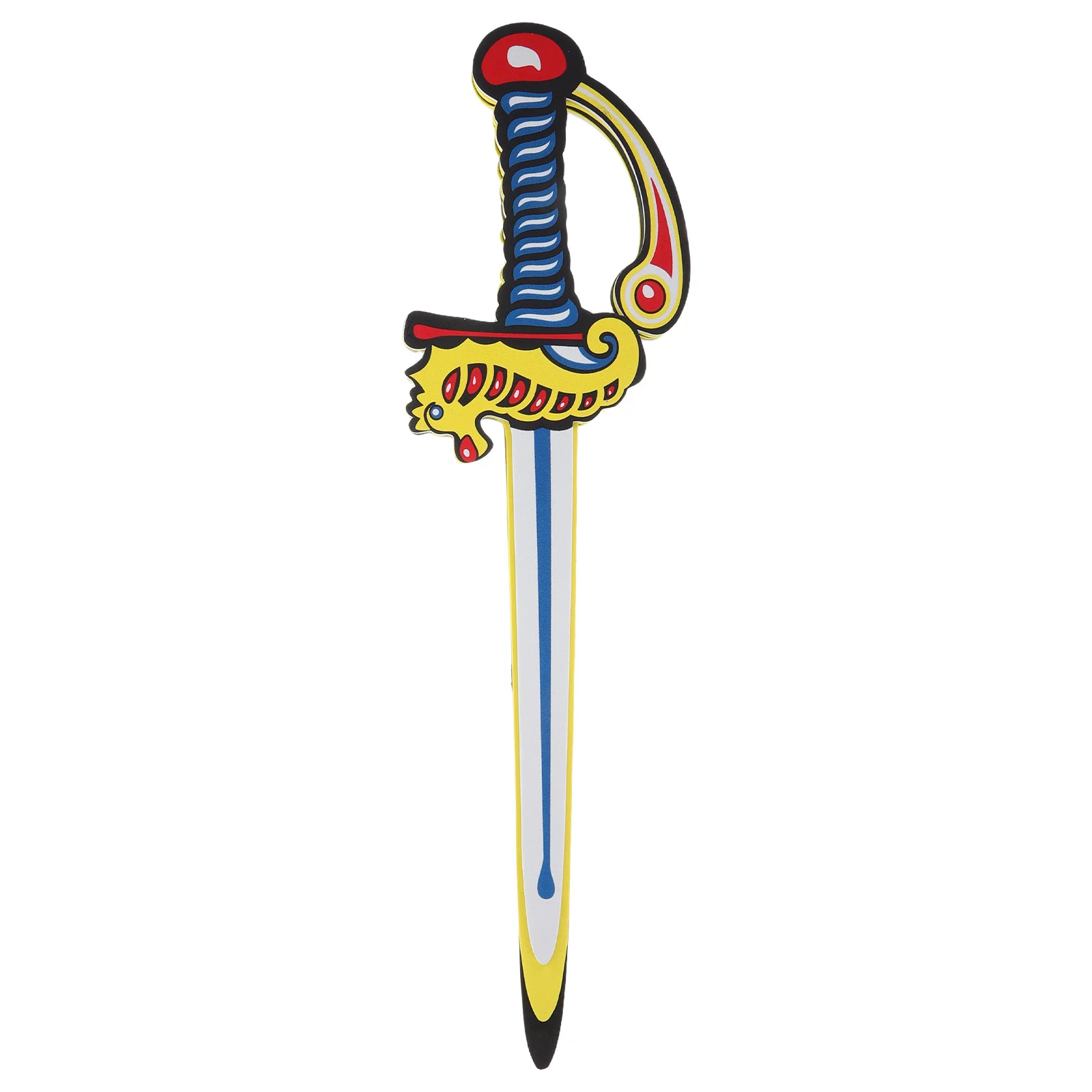 漫画のタツノオトシゴ型フォームソフトソード、安全な子供用ごっこ遊び、ロールプレイング練習用ソード、子供向け楽しいおもちゃ、遊び用フォームソード