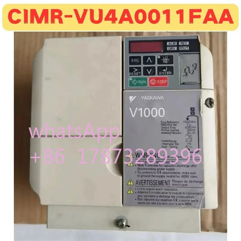 

Преобразователь частоты б/у CIMR-VU4A0011FAA CIMR VU4A0011FAA Нормальная функция протестирована нормально