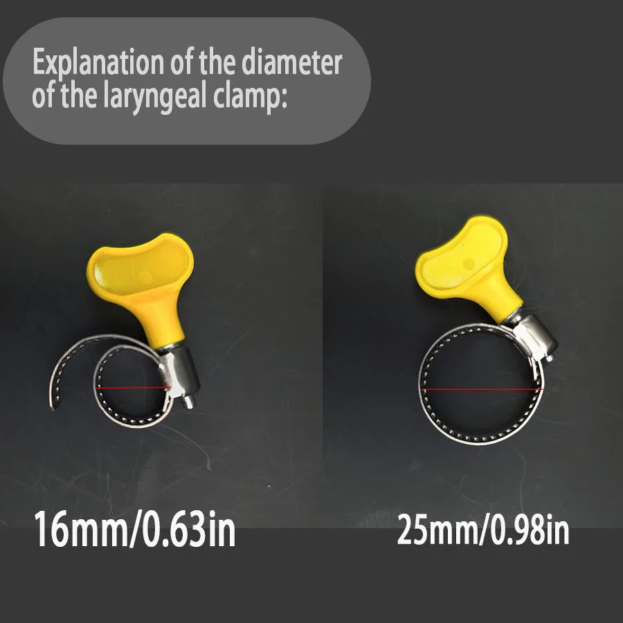 5 шт., ручка из нержавеющей стали, горловой зажим, ручка, зажим для трубы, ручной поворотный зажим для трубы с ручкой, зажим для горла