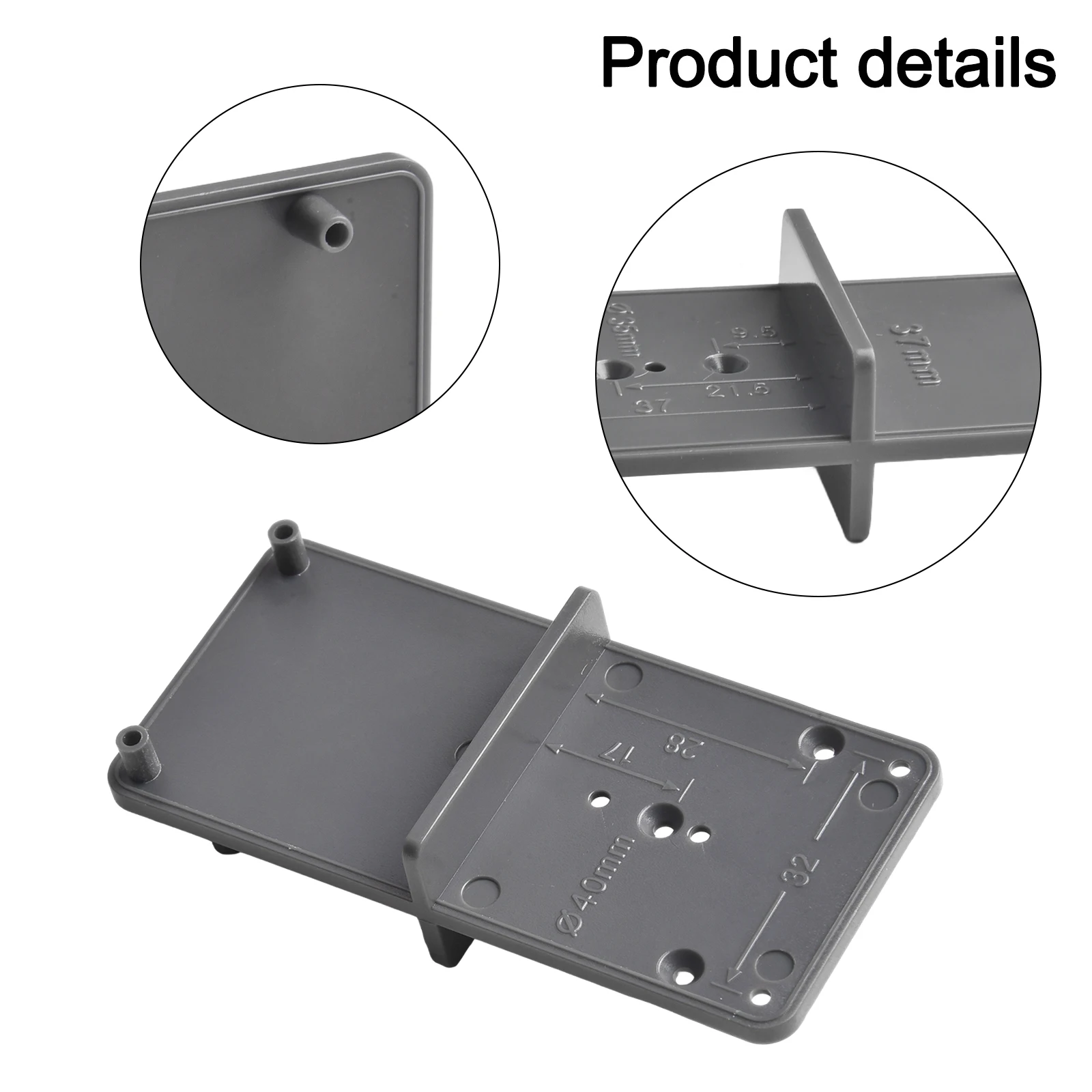 1 個ヒンジドリル穴オープナーロケーター 35 ミリメートル 40 ミリメートル木工位置決めマークツールヒンジ穴掘削ガイド ABS ツール部品