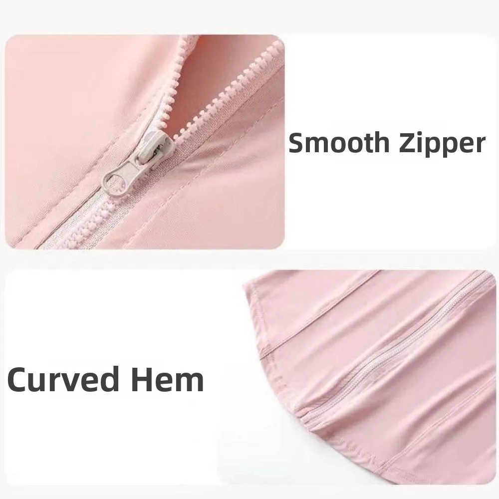 Ice Silk Summer Sunscreen Clothes Breathable Sun Protection Windbreaker Cycling Long Sleeved Long Sleeved Jacket for Women