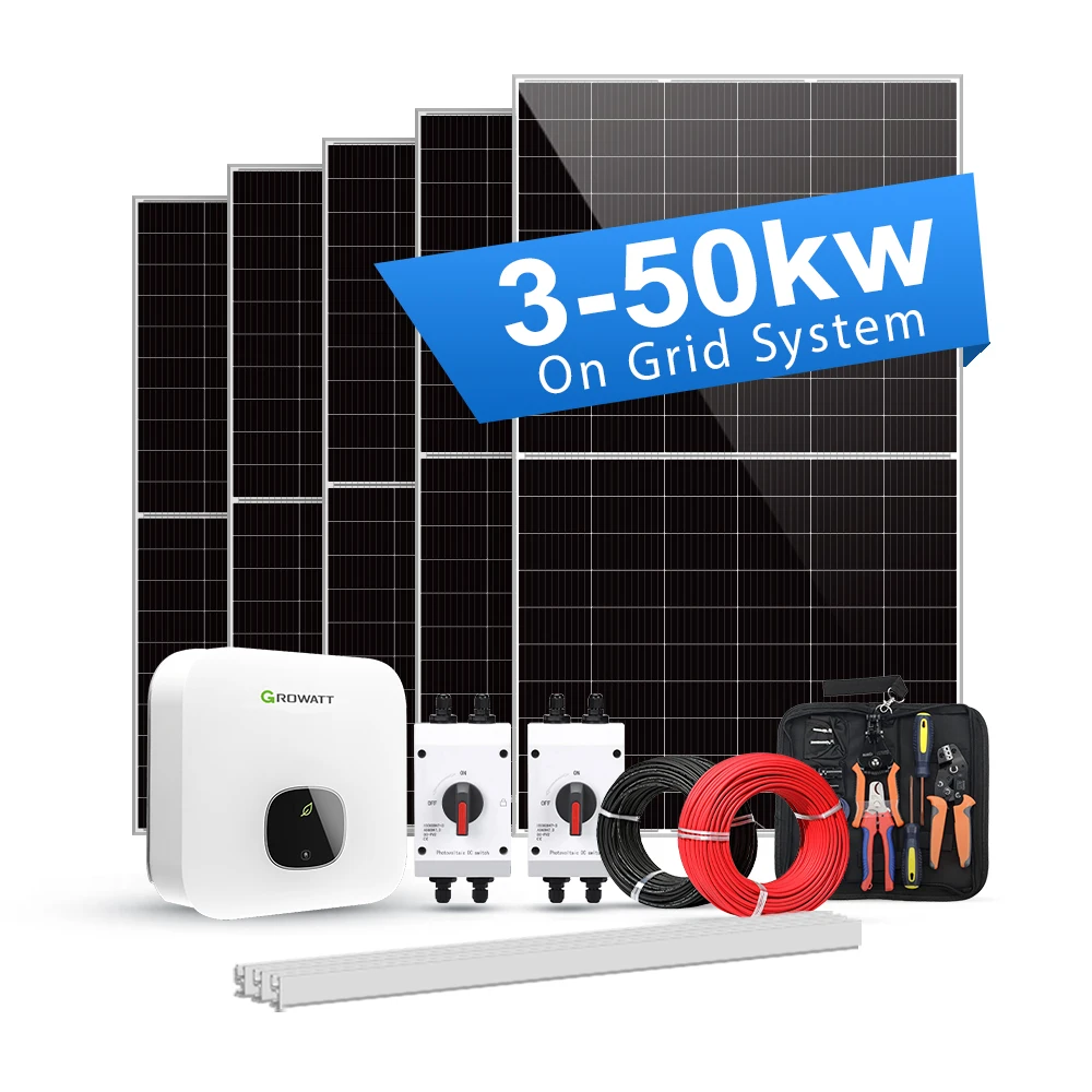 Sunevo Complete On Grid 3kw 5kw 10kw 15kw 20kw 30kw 50kw Hybrid Solar Energy System With Customizable For Home Use