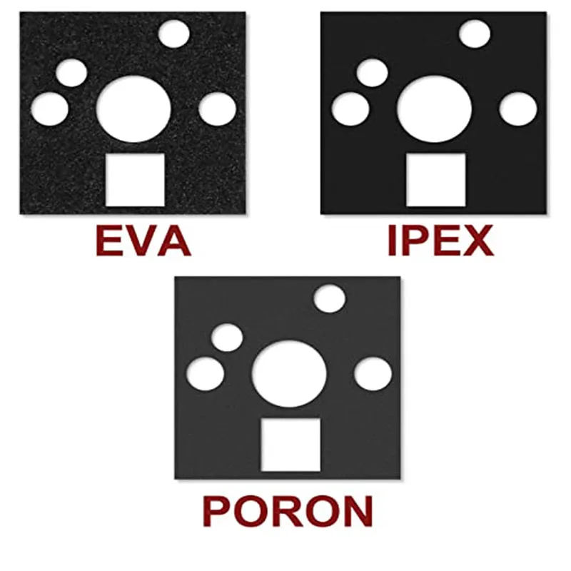 120 pçs soldagem interruptor de troca quente silenciador algodão teclado mecânico eixo underpad chaves poron pe eva interruptor buffer almofadas de espuma