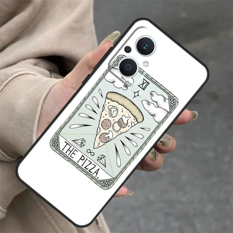 CAKE COFFEE The Boba Tarot Card Case For OPPO Reno 7 8 Lite 6 5 4 11F 10 Pro 8T 5Z 4Z OPPO Find X6 Pro X2 Neo X3 X5 Lite