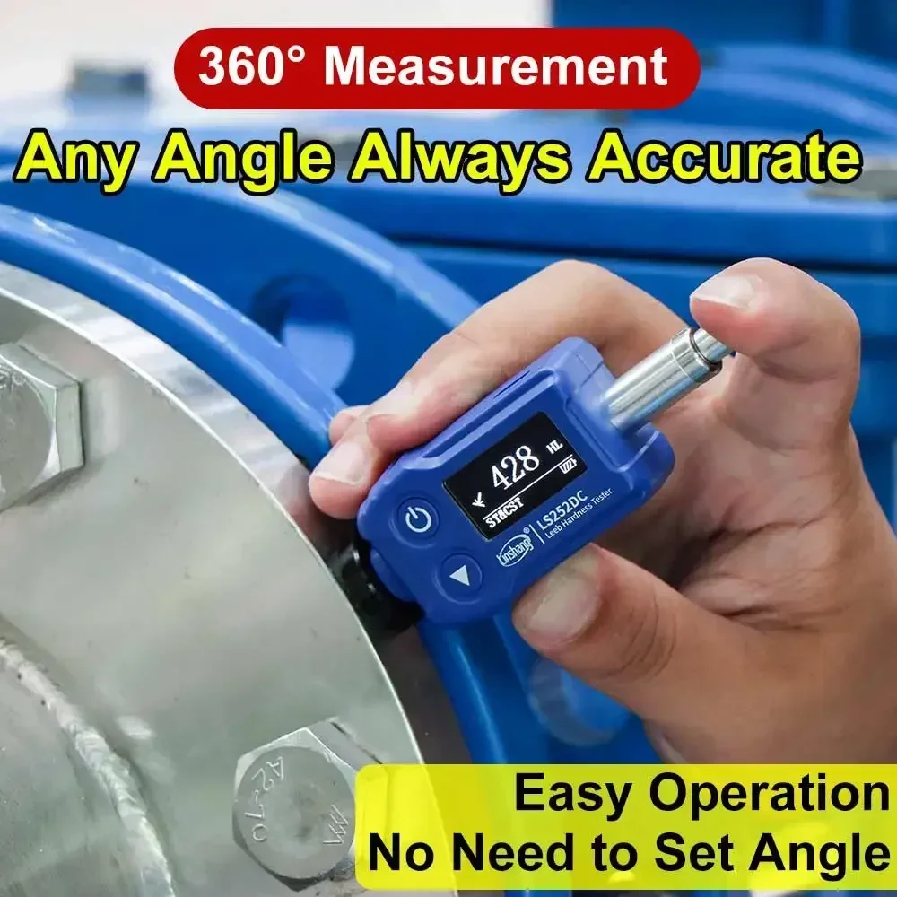 

2026NEW Real Factory LS252DC Leeb Durometer Hardness Tester Portable Hardness Tester for Small Space