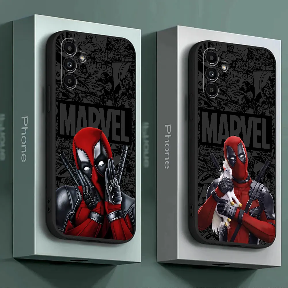 Marvel Deadpool phone Case for Samsung A10e A10s A20 A20e A20s A30 A40 A50s A70 A02s A03 Core A03s A04 A04e A05 A06 A21s A31 A41