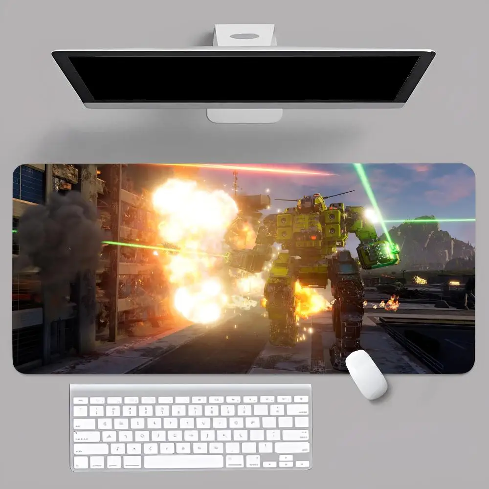 MechWarrior 5 Mercenaries Mouse Pad Mat Desk Mat With Pad Gaming Accessories Prime Gaming XXL Keyboard Pad Padding Mat