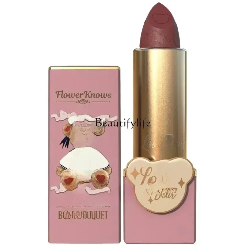 

Flower Know Lipstick Ripple Soft Mist Retro White Velvet Matte Milk Chestnut