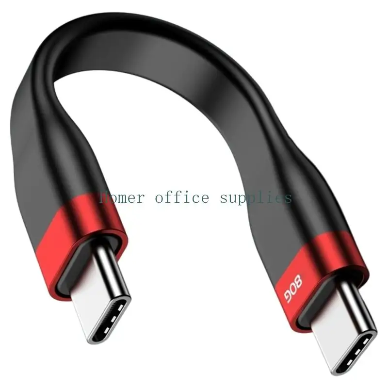 K43B Universal USB4 Typ C 5 Kabel 240 W Stromversorgung 80 Gbit/s Datengeschwindigkeit TPE-Material