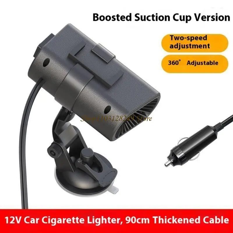 

N5KD Universal Car Heater 12V 24V Rapid Temperature Rise Defogging Fan Defrost Defogger Heater With ABS Housing