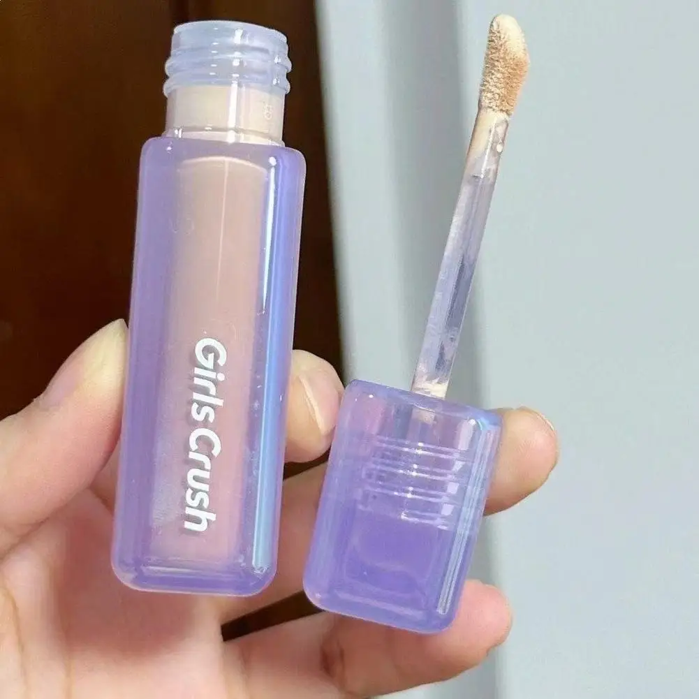 Girls Crush Water Silk Velvet Concealer Brighten Liquid Natural High Cover Glossy Expansion Highlighter Brand Seamless Concealer