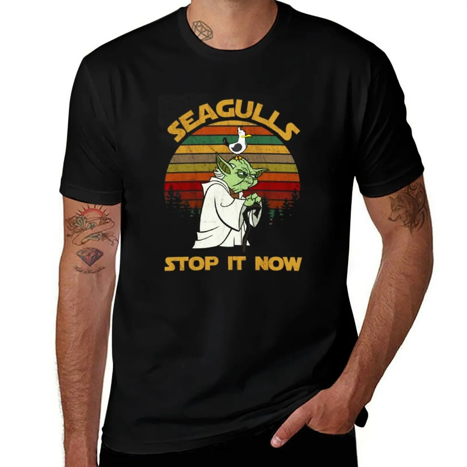 SEAGULLS STOP IT NOW T-Shirt korean fashion tees t shirt men