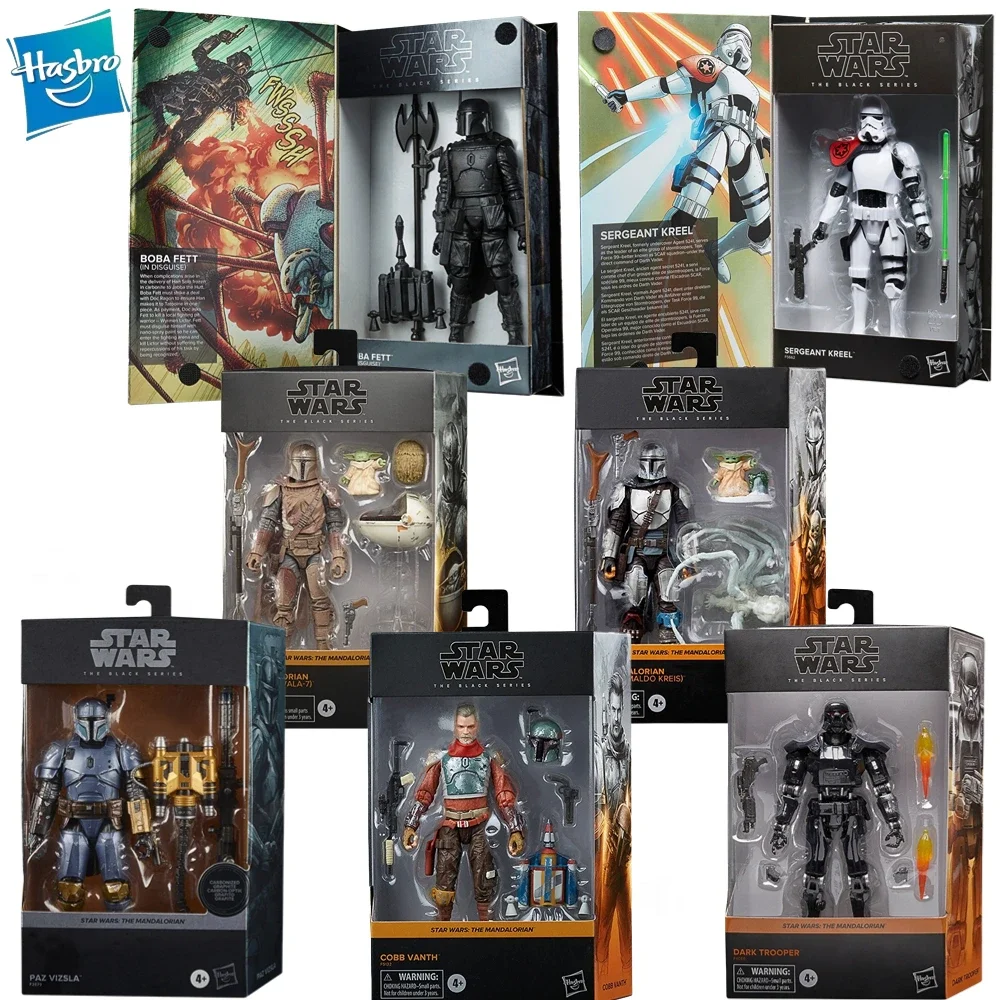 【Special Price】Hasbro Star Wars Black Series Deluxe Mandalorian Boba Fett Tython Jedi Ruins Action Figure Toy Gift