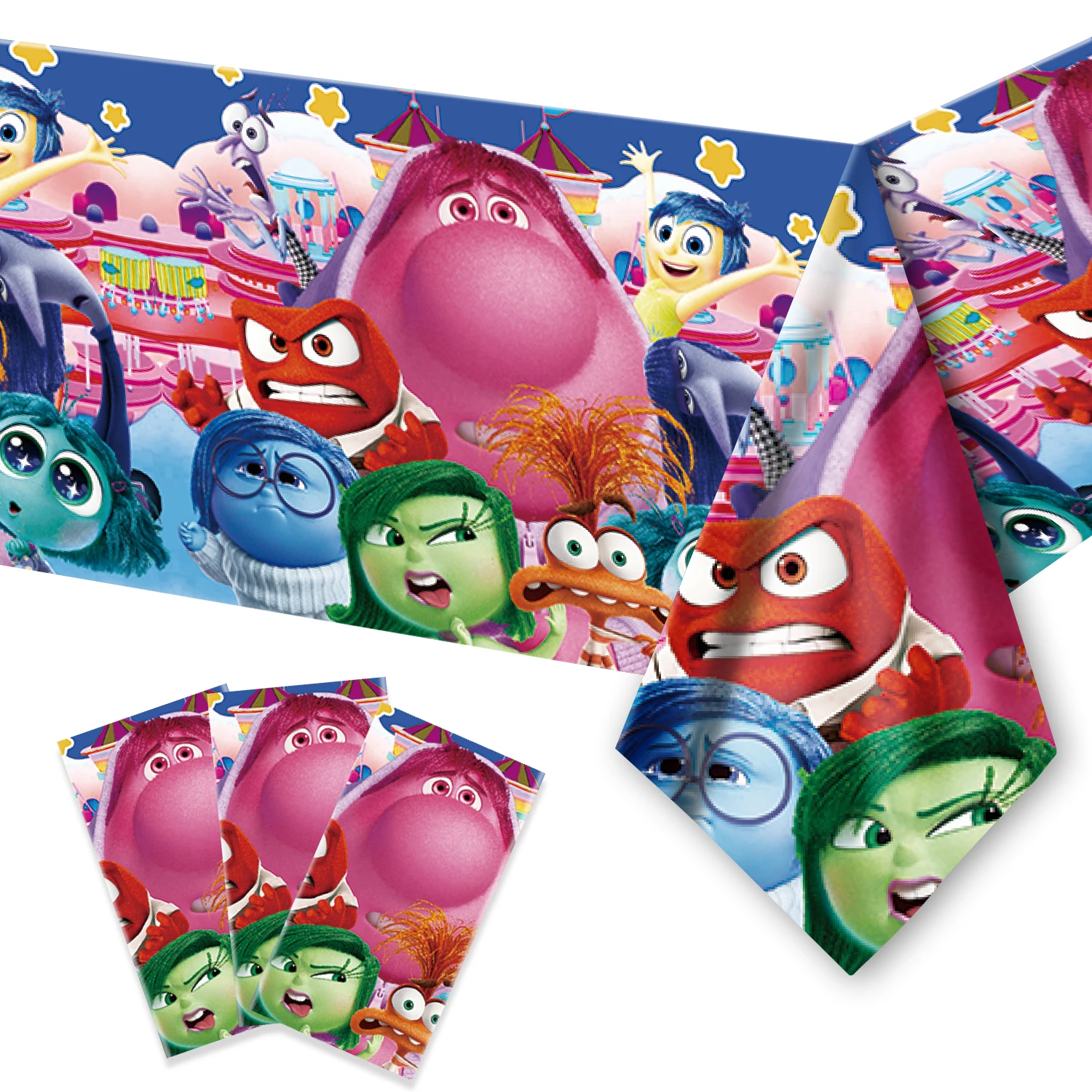 Disney von innen nach außen Einweg geschirr Set Tischdecke Tasse Platte Serviette Banner Ballon Kit Baby party Kinder Kinder bevorzugen Spielzeug