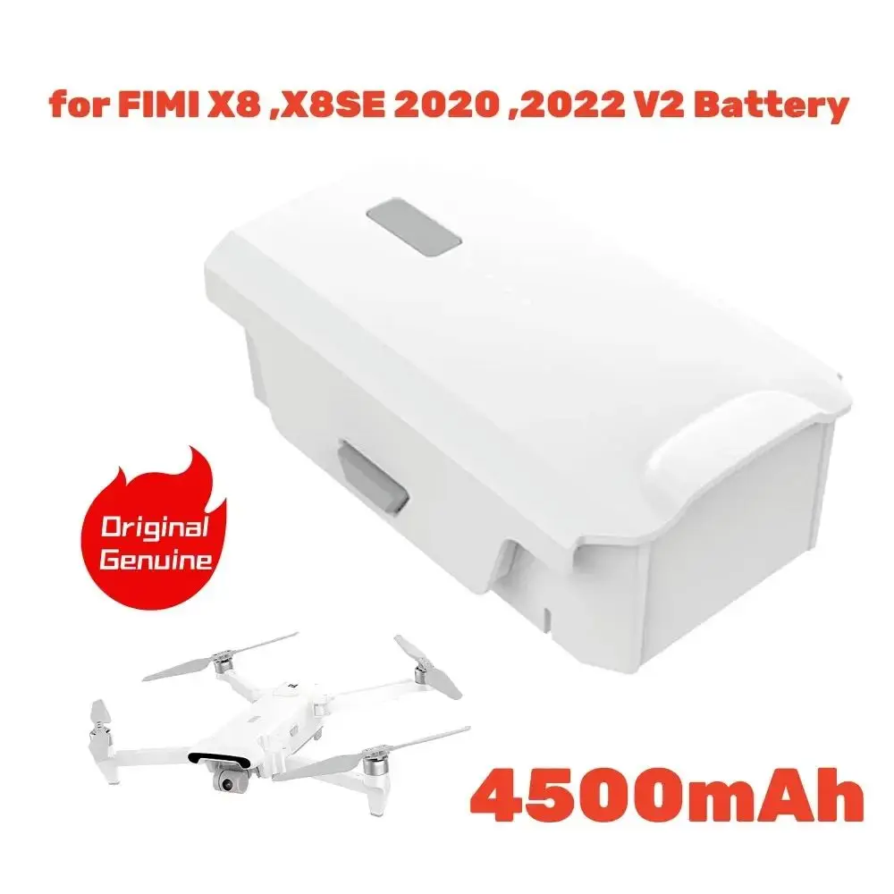 New 11.4V 4500mAh DC02A5 Replacement Flight Battery for FIMI X8 SE 2020 ,FIMI X8SE 2022 V2 Camera RC Drone