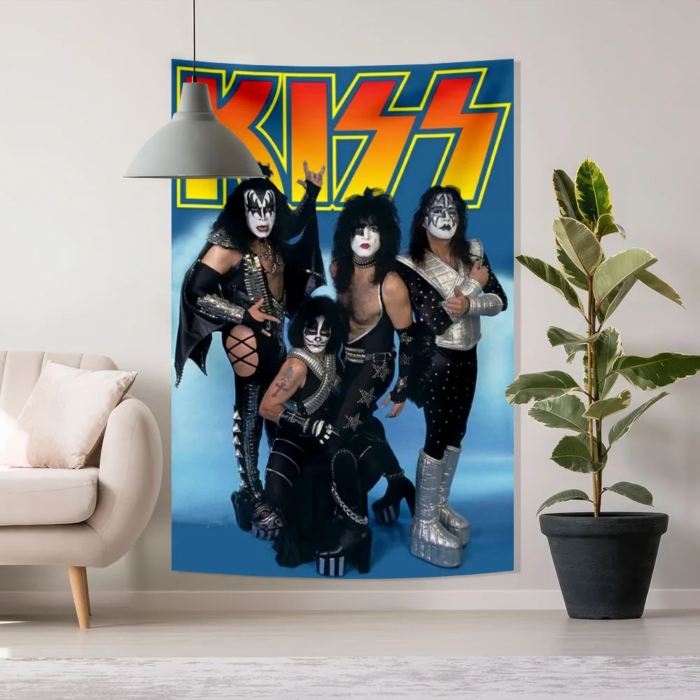 American Famous Rock And Roll Band Music Tapestry Best Birthday Gift Bar Club Background Wall Decoration