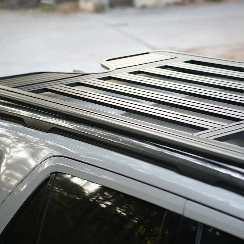 Universal Aluminum Roof Rack Platform Heavy Duty Low Profile Cargo Carrier for SUV 4x4 Off Road Vehicles