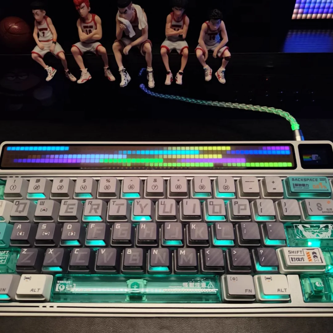 LEOBOG AMG65 Mechanical Keyboard Wireless Bluetooth Tri-mode Customised Hot-swappable Gaming Custom Animated 10 Inc TFT HIFI