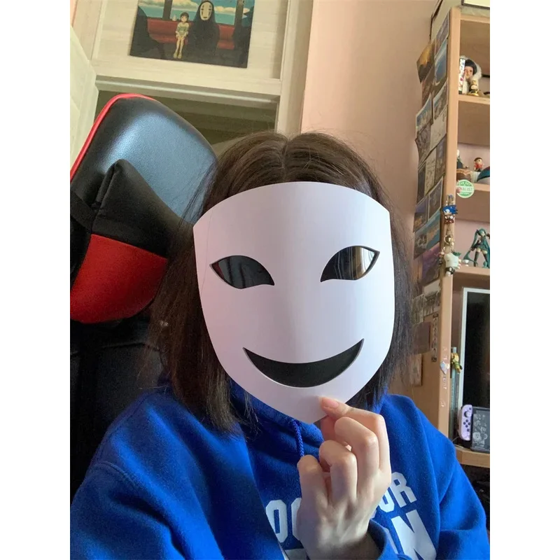 Anime Kakegurui Compulsive Gambler Ririka Momobami Mask Halloween Cosplay Accessory Prop