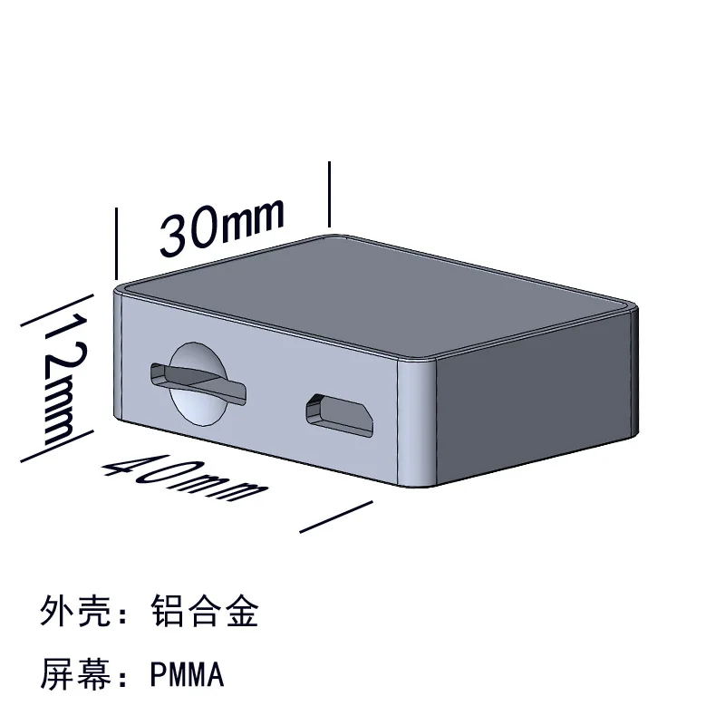 음악 레벨 VU 미터 1.3 인치 LCD 아날로그 음성 활성화 음악 리듬 라이트, 다중 모드 금속 쉘 충전식