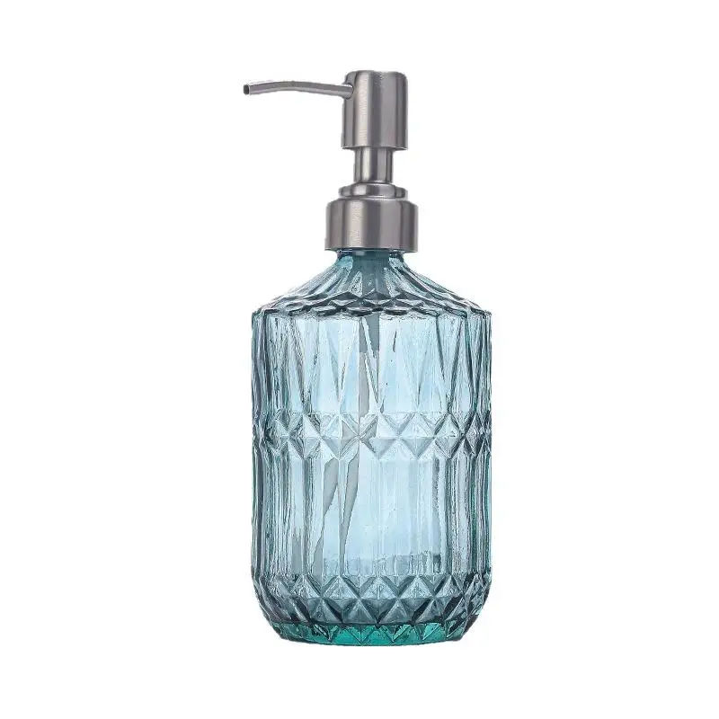 dispensador-de-sabonete-liquido-de-vidro-com-relevo-diamantado-frasco-com-bomba-antiferrugem-para-banheiro-e-cozinha-recipiente-de-armazenamento-para-lavagem-das-maos-na-bancada