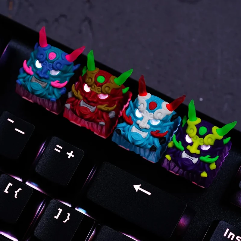 Imagem -03 - The Dragon King Keycap pc Personalizado Material de Resina Keycaps Adaptado para Cherry mx Switches Acessórios de Teclado Mecânico