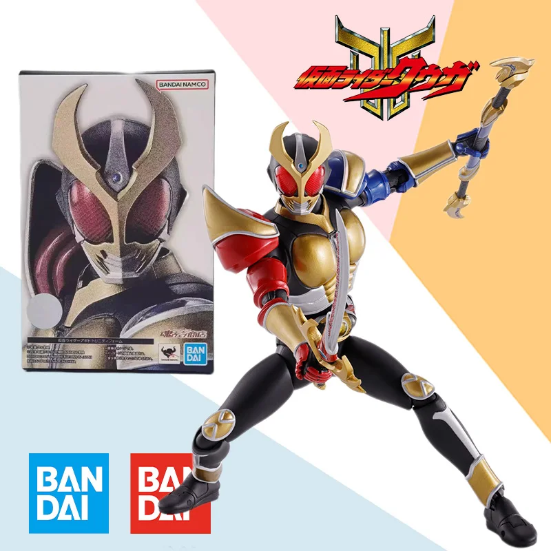 

In Stock Original box Bandai SHF Kamen Rider AGITO TRINITY FORM Anime Action Figure Finished Model Toy Gift for children