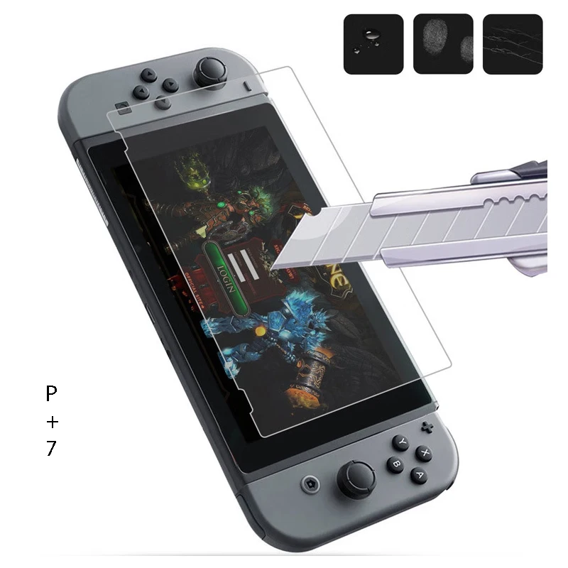 2PCS Tempered Glass Protective Film For Nintendo Switch/Switch Oled/Switch Lite Game Tablet High-Definition Tempered Film