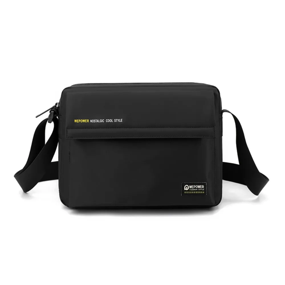 

Single Shoulder Men's Shoulder Bag Fabric Large Capacity Man Messenger Bag Multi-Pockets Multi-functional Nylon Crossbody Bag