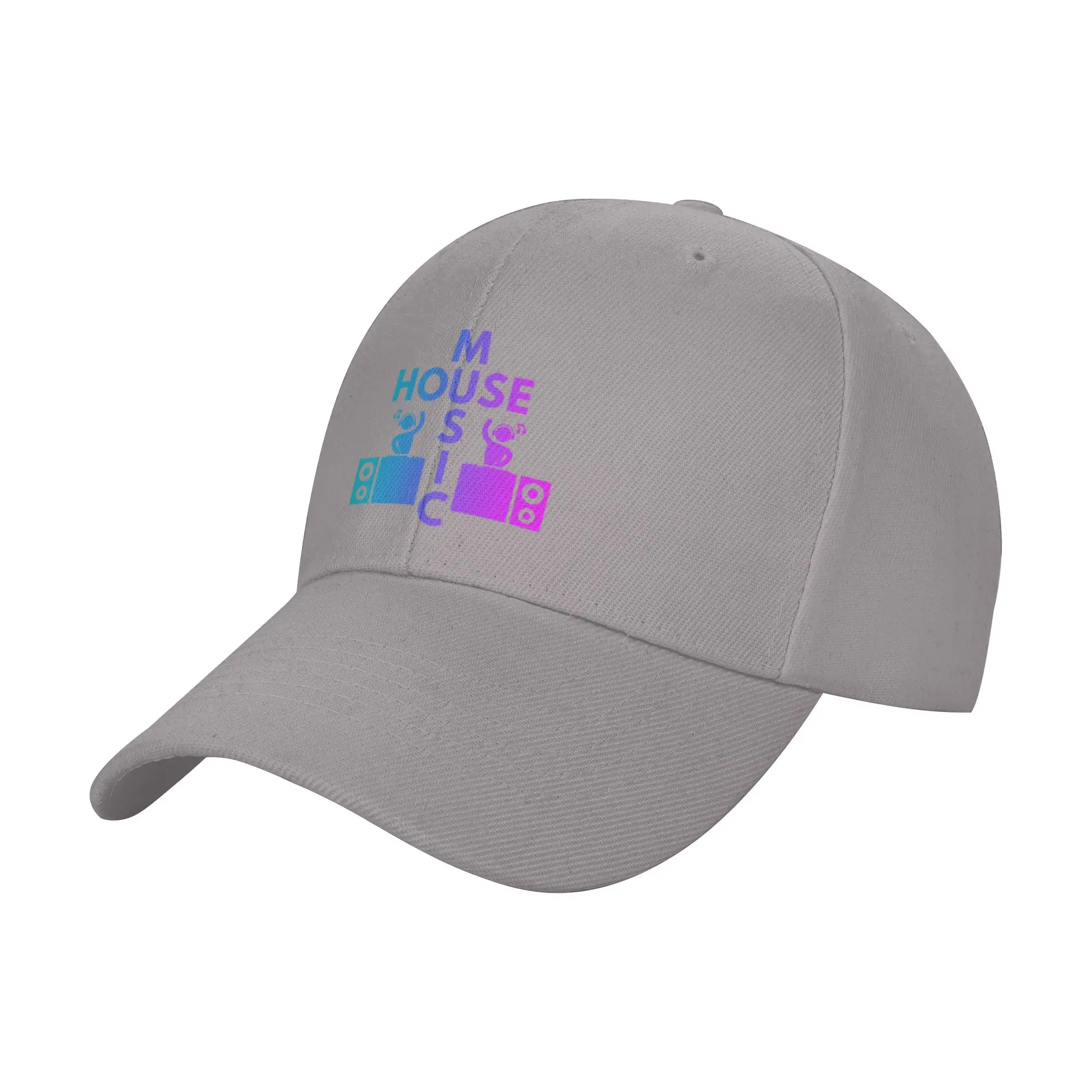 House Music Djs Trendy Baseball Cap Tropical Travel Adjustable Size Peaked Cap