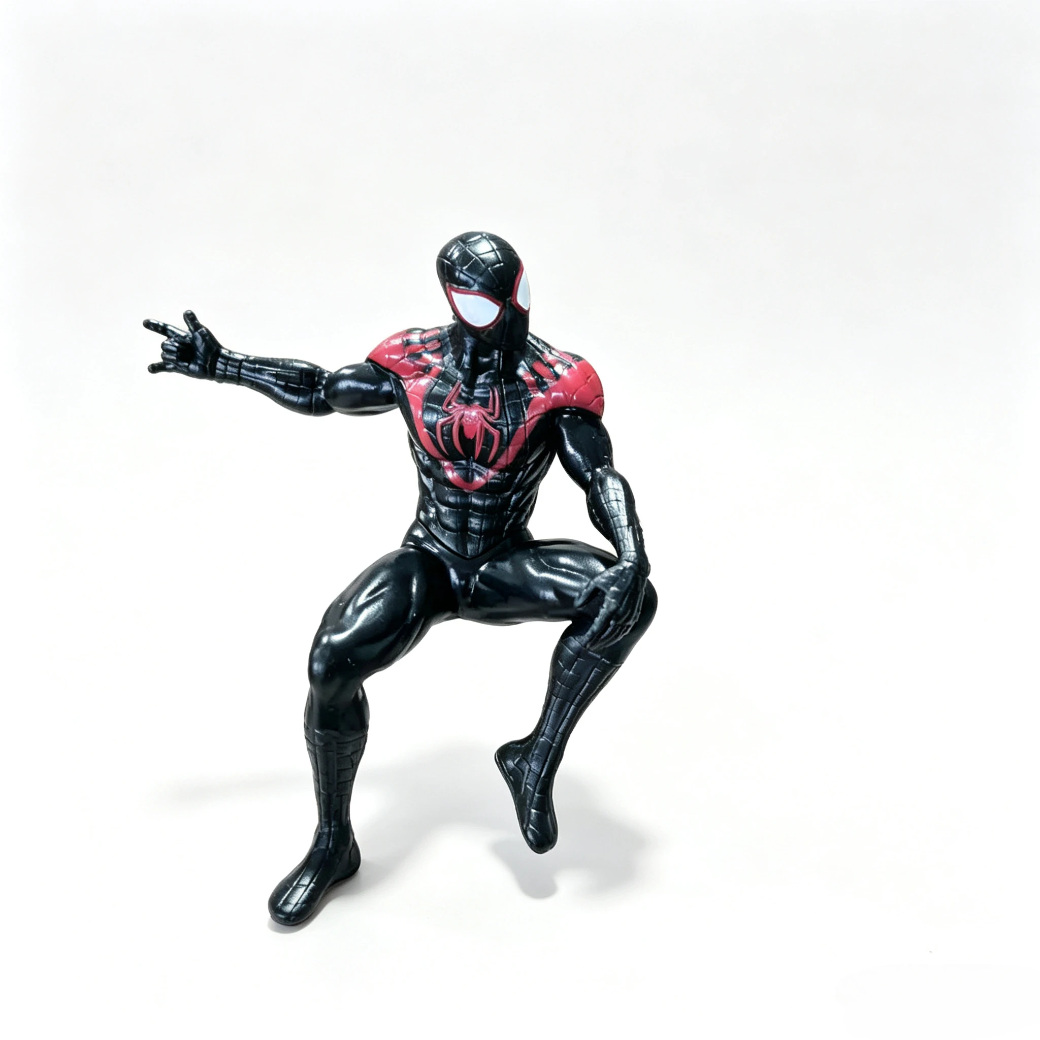 Action Figure Spider-Man 10cm Sitting Posture Decoration Superhero Series PVC Model Desktop Car Decorate Collectible Adult Gifts - view 5