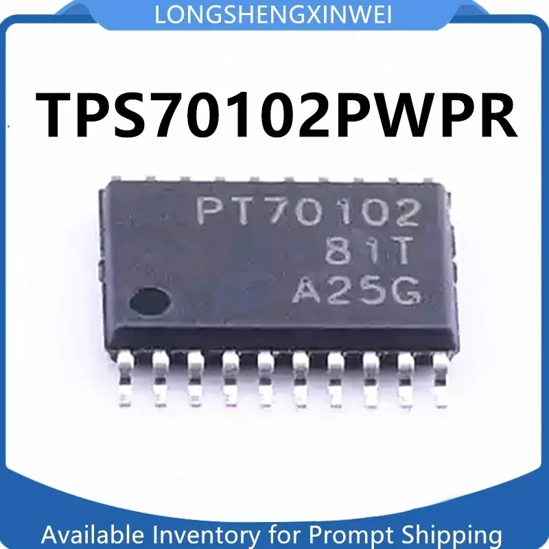 1PCS TPS70102PWPR Screen Printed PT70102 TSSOP20 NEW Linear Voltage Regulator Chip