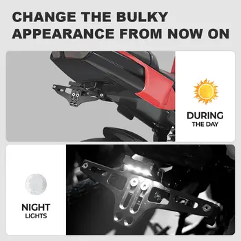 혼다 VTR1000F / 파이어스톰 VTR 1000 F SP1 / SP2 1998-2005년식 오토바이 후면 번호판 홀더 마운트 LED 방향지시등 6 best sales 혼다 VTR 1000 파이어스톰 - №6