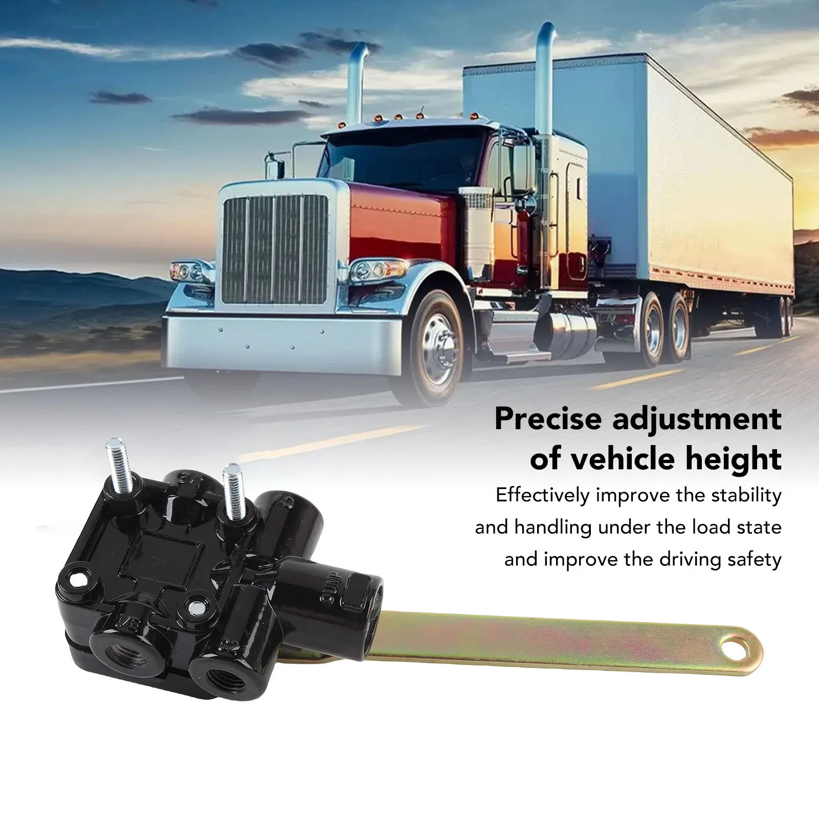 

Air Height Leveling Control Valve Adjustment Improve Driving Safety 52341 Q135 Replacement for XC455A687AA KD2205